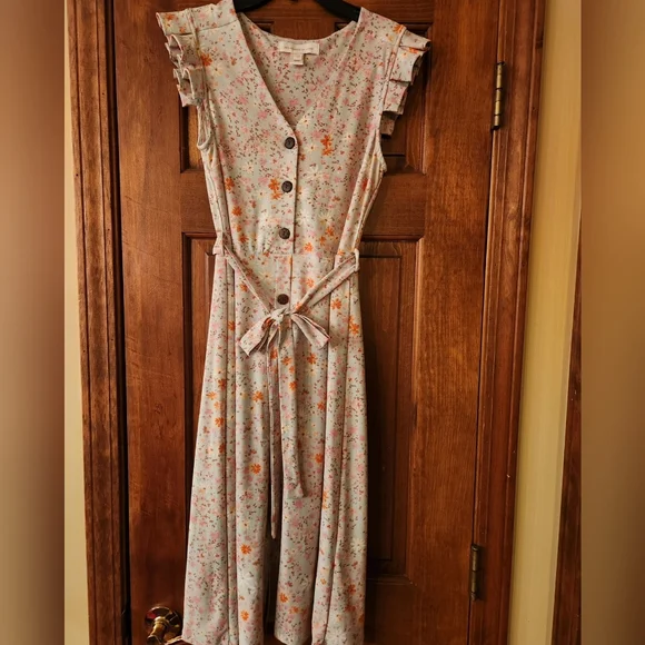 monteau dress Monteau Los Angeles floral print dress. Cinch